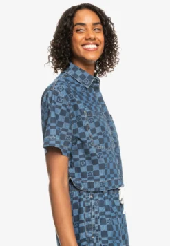 Roxy Wave Club Printed - Kurzarm - Button-Down Blouse -Esprid Shop 019c1fd67fc54d3bab6b2d099c4a01b1