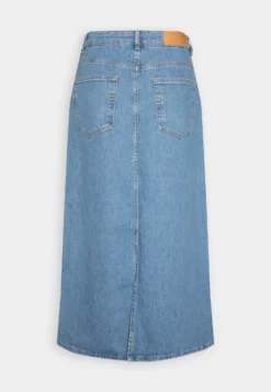 Selected Femme Slferin Long Flar Skirt - A-Line Skirt - Medium Blue Denim -Esprid Shop 045d5bbd4667435bb5804fe351014e14 scaled
