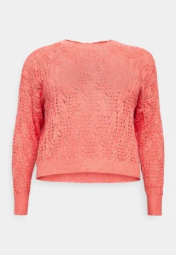 Vero Moda Curve Vmverena Open Bow- Jumper - Georgia Peach -Esprid Shop 052f6c79b4c646a18a12a9f300a52070 scaled