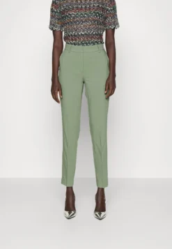 Bruuns Bazaar Cindysus Linea Pants - Trousers - Sea Green