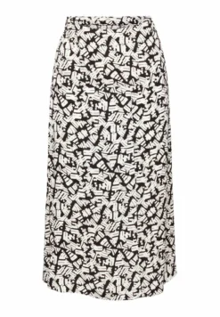 ESPRIT Gemusterter - A-Line Skirt - Black -Esprid Shop 05975525c3a3407bb7b90e7a0005bdaf