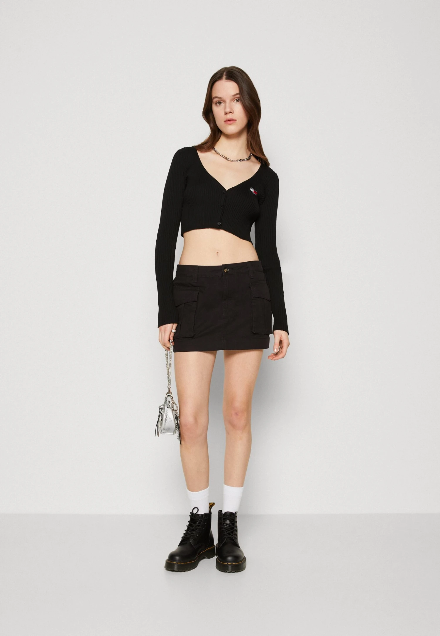WEEKDAY Janis Utility Skirt - Mini Skirt - Black 2 WEEKDAY Janis Utility Skirt - Mini Skirt - Black - Image 2