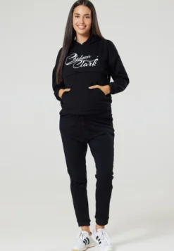 Happy Mama Maternity With White Logo - Tracksuit - Black