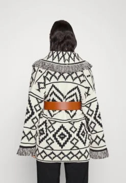 Elisabetta Franchi Womens With Belt - Cardigan - Burro/Nero -Esprid Shop 0fb246e1c2ff4c96bebe4387f71d5caf scaled