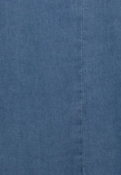 Marc O'Polo Short Sleeve Stand Up Collar Pleats At Neckline - Blouse - Mid Blue -Esprid Shop 0fed8a53455e4eaca0c62d0194d2e61b scaled