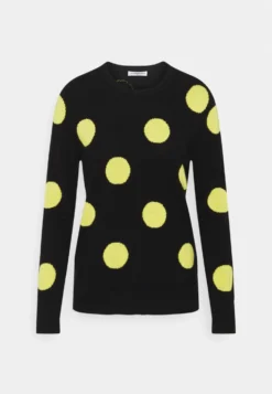 Polka Dot - Jumper - Black/Lime