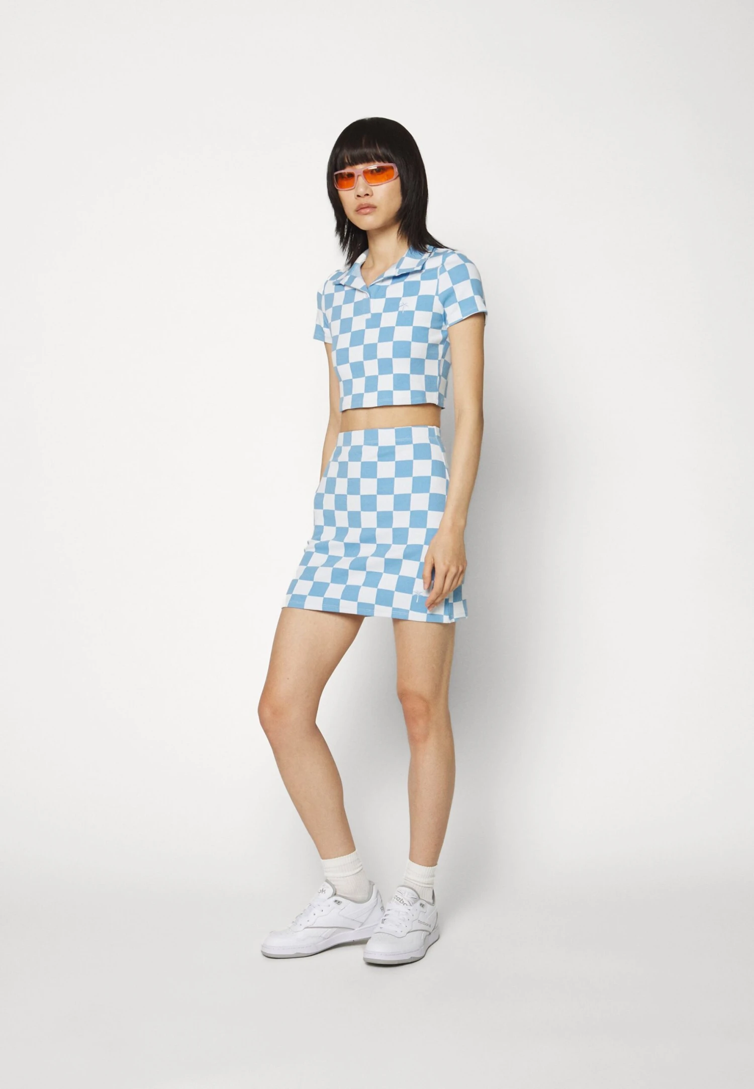 Chessboard Skirt - Mini Skirt - Ice 5 Chessboard Skirt - Mini Skirt - Ice - Image 5