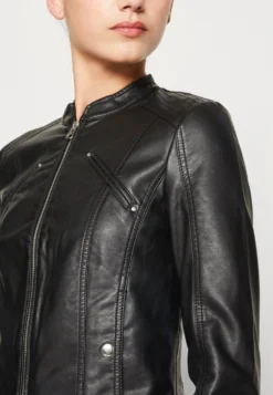 Vero Moda Vmfavodona Jacket - Faux Leather Jacket - Black -Esprid Shop 27d1a9c7ef9d49e781328330b40f48de scaled