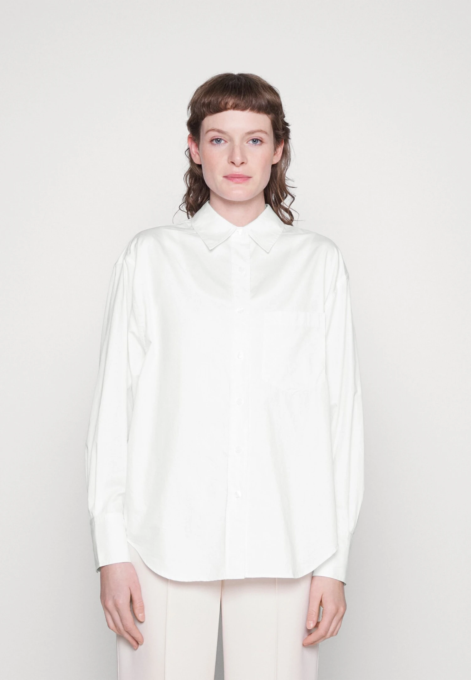 Calvin Klein Relaxed Shirt - Button-Down Blouse 1 Calvin Klein Relaxed Shirt - Button-Down Blouse