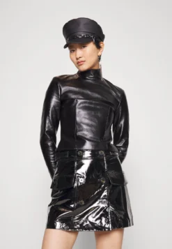 Filenia Skirt - Leather Skirt - Black Patent -Esprid Shop 348a32b18ec04a8387d71f75c065023c scaled