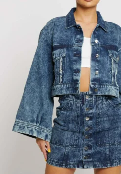 CroppedBell Sleeve - Denim Jacket -Esprid Shop 3d6860f71a834063859a3149731b3832