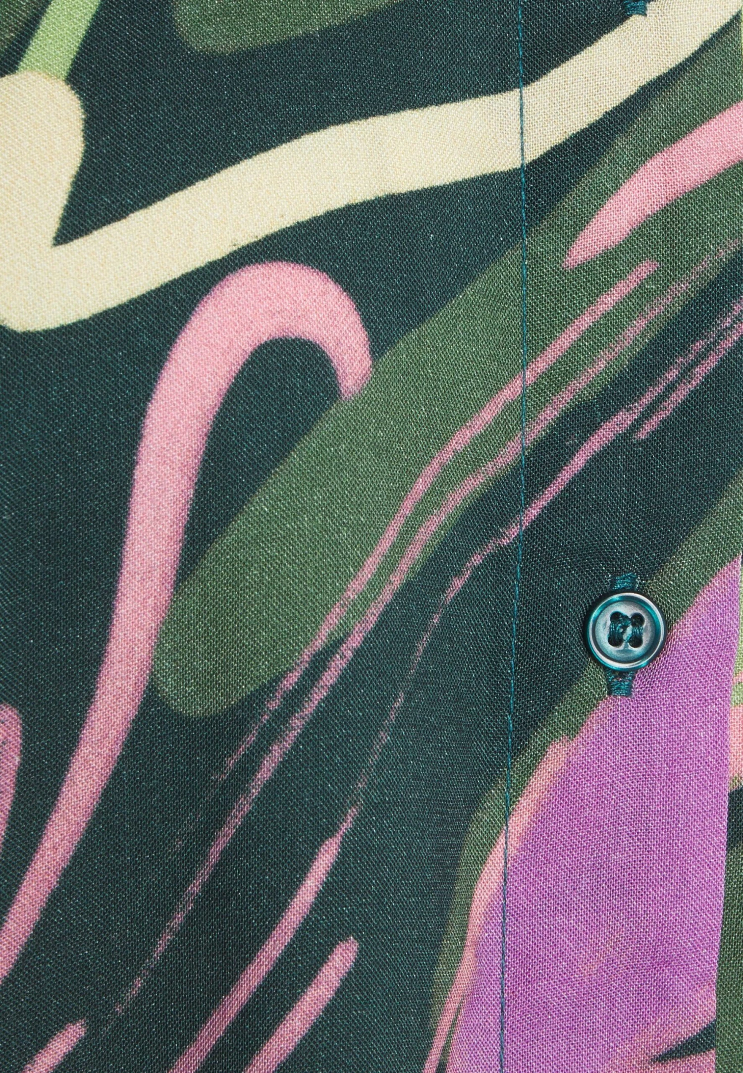 Monki Button-Down Blouse - Green 5 Monki Button-Down Blouse - Green - Image 5