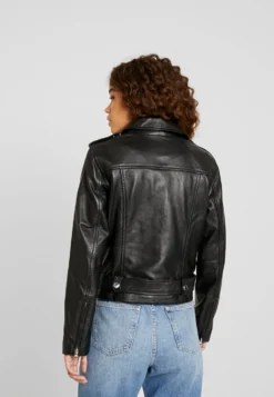 Objnandita Leather Jacket - Leather Jacket - Black -Esprid Shop 3e50b37318e448068c70fbb4b8a256b0 scaled