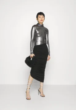 Norma Kamali Diana Long Skirt - Pencil Skirt - Black