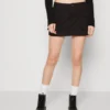 WEEKDAY Janis Utility Skirt - Mini Skirt - Black