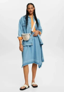 ESPRIT Asymmetrischer - A-Line Skirt - Blue Light Washed -Esprid Shop 48084c5005b0403cb9f8d2b19b732086