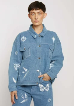 Tattoo Print - Denim Jacket