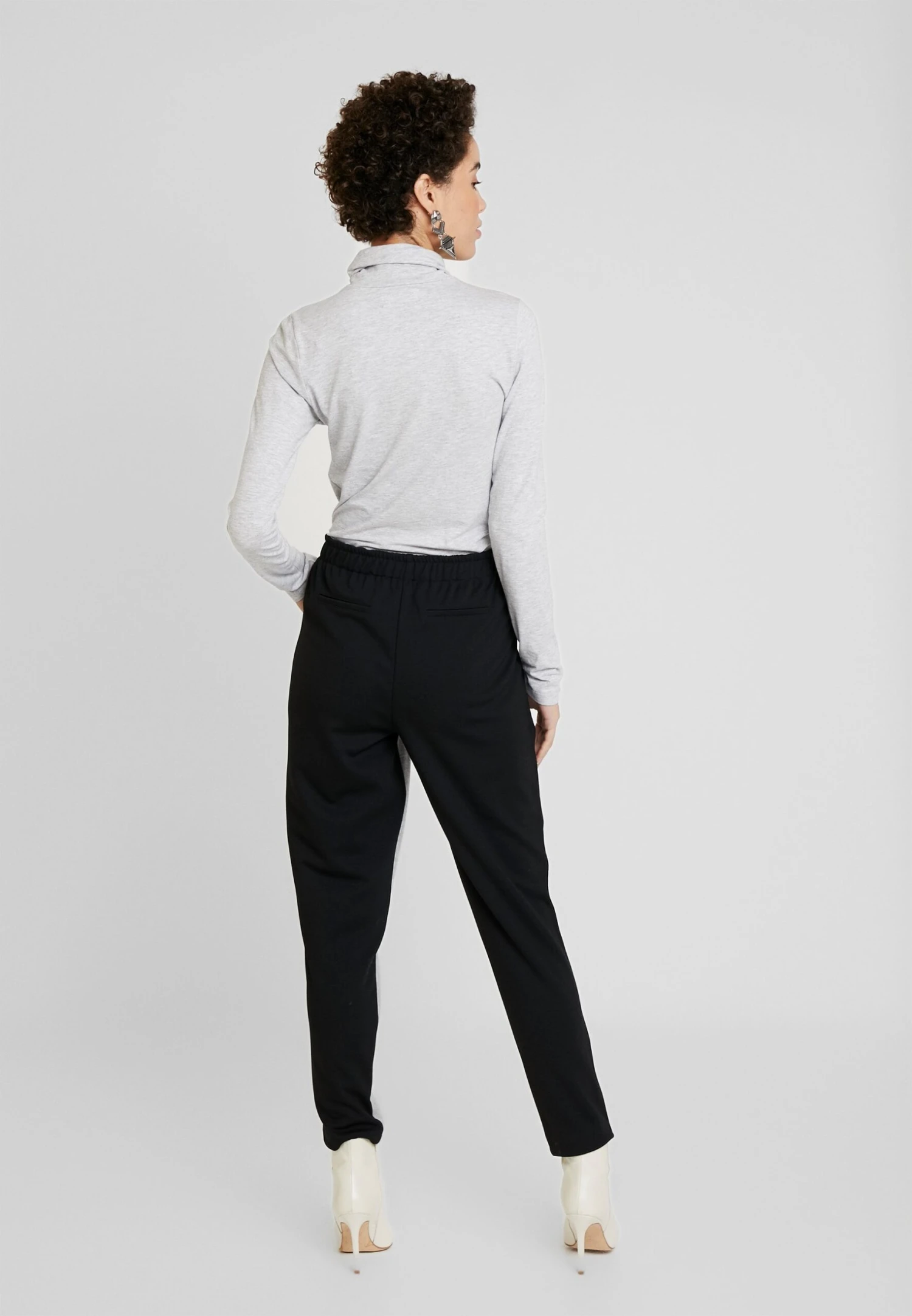 CARTOON Trousers - Light Grey Melange 3 CARTOON Trousers - Light Grey Melange - Image 3