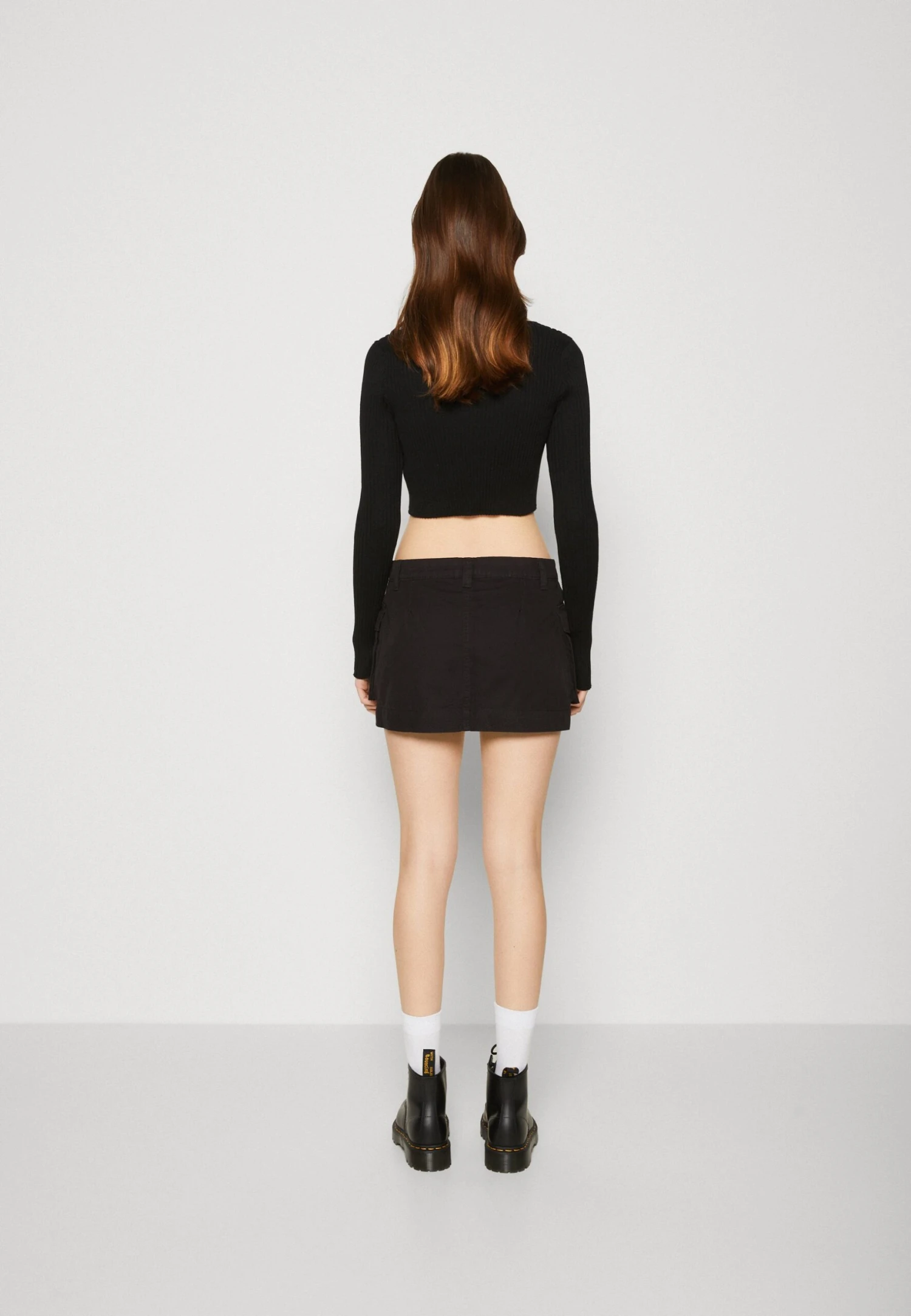 WEEKDAY Janis Utility Skirt - Mini Skirt - Black 3 WEEKDAY Janis Utility Skirt - Mini Skirt - Black - Image 3