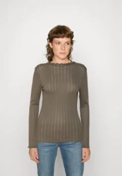 Modström Issy T Neck - Jumper - Espresso