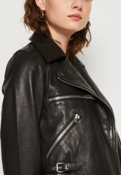 AllSaints Benyon Biker - Leather Jacket - Black -Esprid Shop 5eb1e025cce04f919e17ba760a819354 scaled