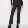 Objbelle Coated Flared Pants - Trousers