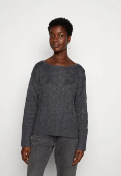 Tom Tailor Cable- Jumper - Evident Anthracite