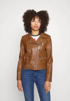 ONLY Onlmia Biker Jacket - Faux Leather Jacket