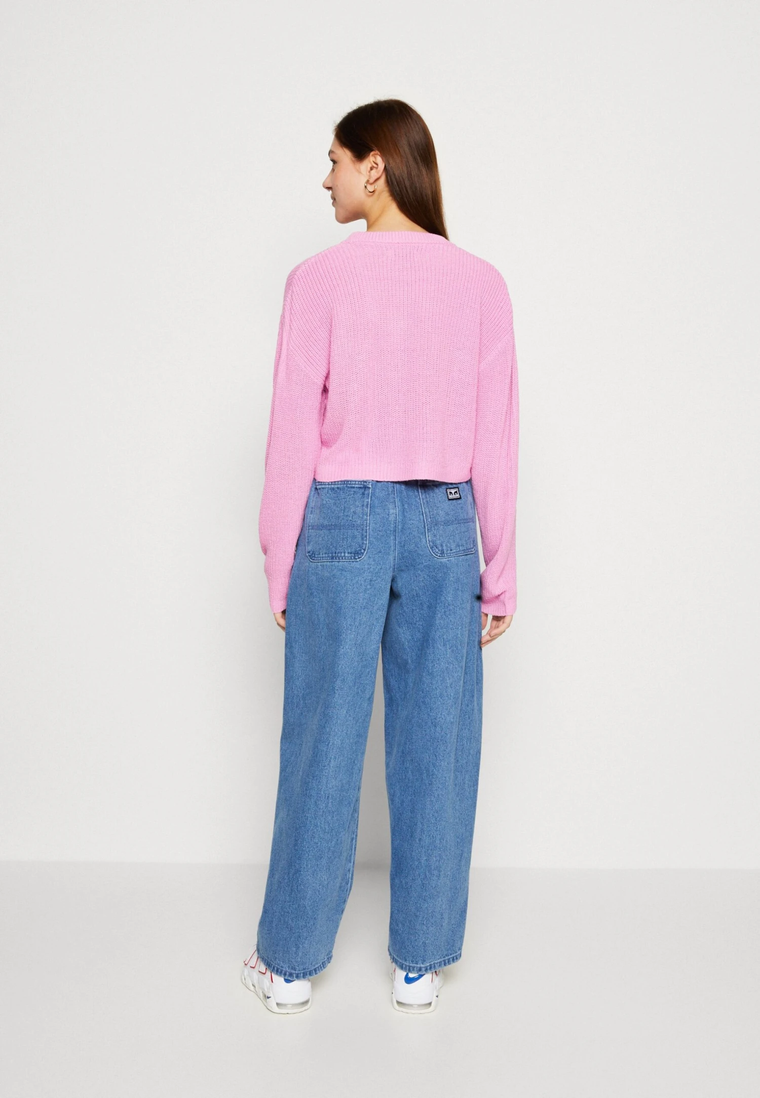 ONLY Malavi L/S Cropped - Jumper - Begonia Pink 3 ONLY Malavi L/S Cropped - Jumper - Begonia Pink - Image 3