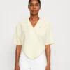 Wrangler Tie Resort Shirt - Button-Down Blouse - Pale Banana