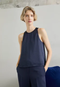 THEORY Racer Tank Crush - Blouse