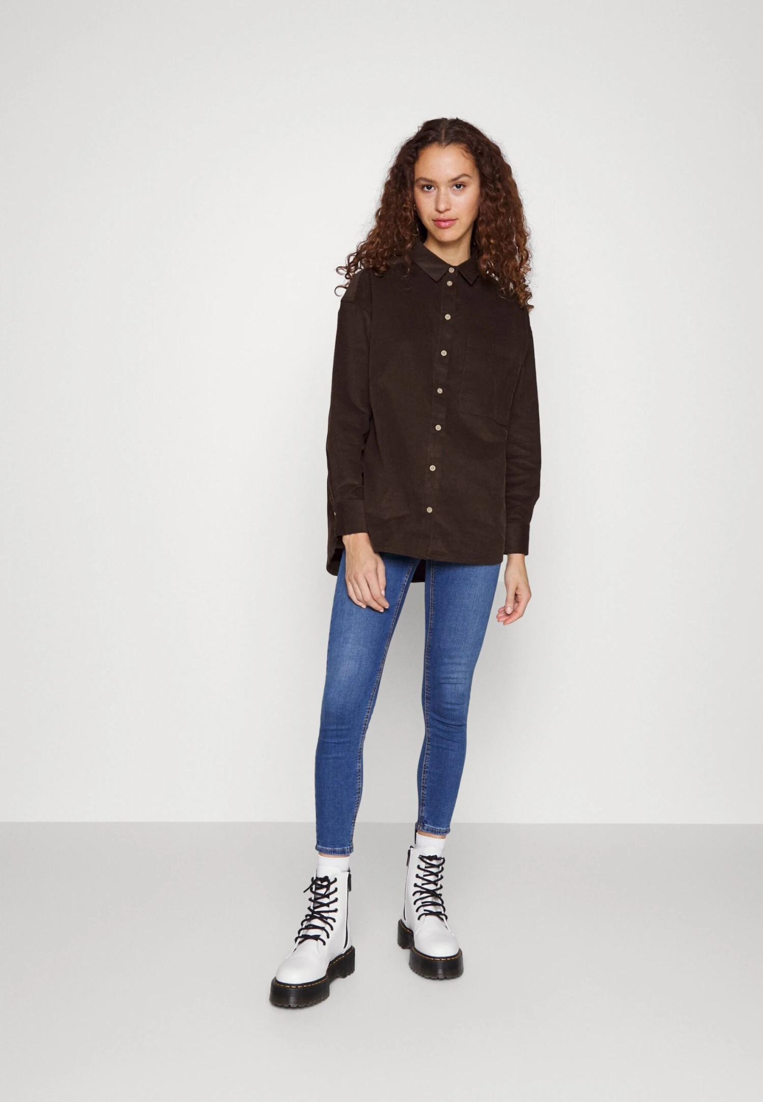 B.young Bydinia Loose - Button-Down Blouse - Java 2 B.young Bydinia Loose - Button-Down Blouse - Java - Image 2