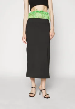 A.W.A.K.E. Mode High Waisted Pencil Skirt With Drawstring Detail - Pencil Skirt - Multicolor -Esprid Shop 6e5ec292867c4d4da5cc4751e581f6d4 scaled