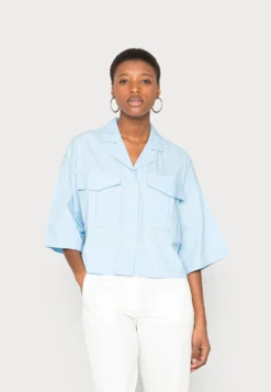 Selected Femme Slfkiki- Blouse - Blue Bell