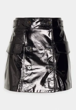 Filenia Skirt - Leather Skirt - Black Patent -Esprid Shop 72f53fe2d2eb446093288765c5716128 scaled