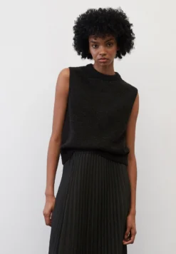 Marc O'Polo Sleeveless Round Neck - Jumper - Black