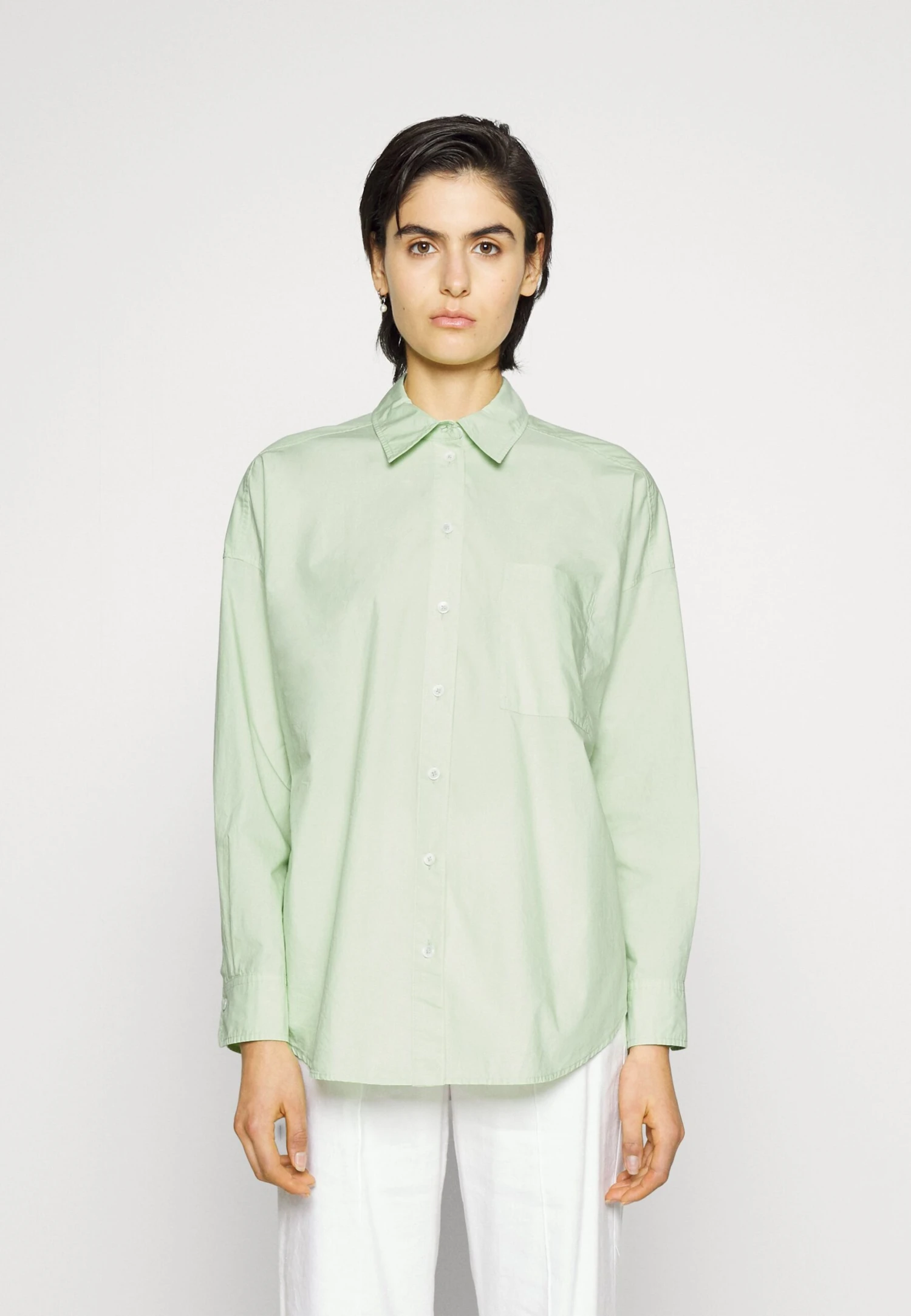 DRYKORN Aake - Button-Down Blouse - Yellow 1 DRYKORN Aake - Button-Down Blouse - Yellow