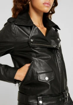 Objnandita Leather Jacket - Leather Jacket - Black -Esprid Shop 7c13b5f7efc747b29b469a1159bf0189 scaled