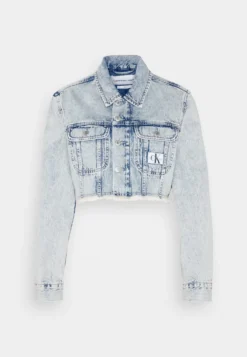 Calvin Klein Jeans Extreme Cropped Jacket - Denim Jacket - Denim Light -Esprid Shop 7d744f8579e14c909a9b27b020831a12 scaled