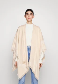 Patrizia Pepe Poncho - Cape - Ocean Sand