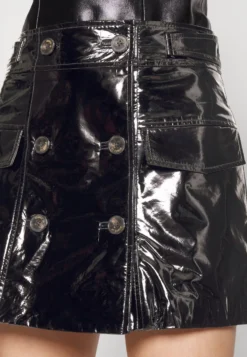 Filenia Skirt - Leather Skirt - Black Patent -Esprid Shop 82685609828d4a0991617b983865618c scaled