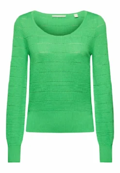 Edc By Esprit In Pointelle-Optik - Jumper - Green -Esprid Shop 83eff5fb09464801ac839ad17d5fb003