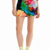 Desigual Fal Tulip - Mini Skirt - Black