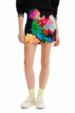 Desigual Fal Tulip - Mini Skirt - Black