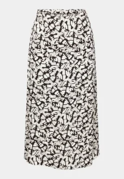 ESPRIT Gemusterter - A-Line Skirt - Black -Esprid Shop 86ff52cb7b0b458cb3234238616ea558