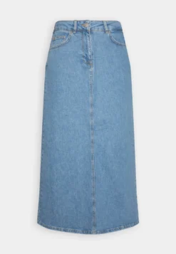 Selected Femme Slferin Long Flar Skirt - A-Line Skirt - Medium Blue Denim -Esprid Shop 8ab8b1c7ad3b408db9d4cb5ae755616d scaled