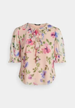 Lisarto Short Sleeve Blouse - Blouse - Pink -Esprid Shop 8b9a9d6f99564f94b57445b42db7d6d5 scaled