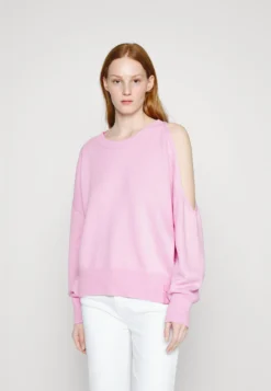 True Religion Cut Out Sweater Powder - Jumper - Lilac