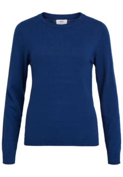 Object Objthess O Neck Noos - Jumper - Estate Bluedetail Melange -Esprid Shop 9322413eb93c478ba662db43e500ee78