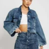 CroppedBell Sleeve - Denim Jacket
